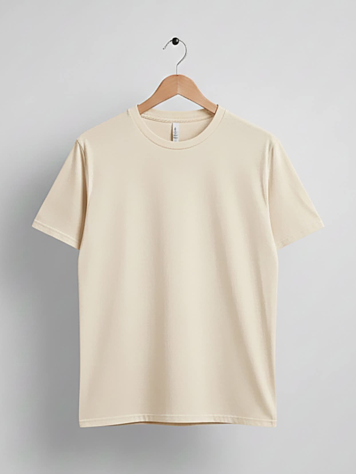 Off White Crew Neck T Shirt