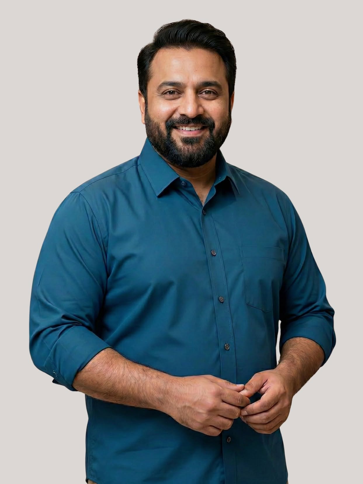 Navy Blue Dress Shirt