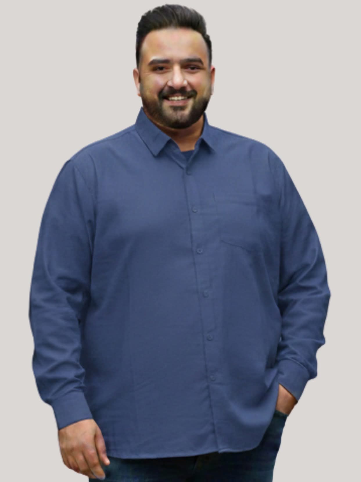 Dusky Blue Dress Shirt