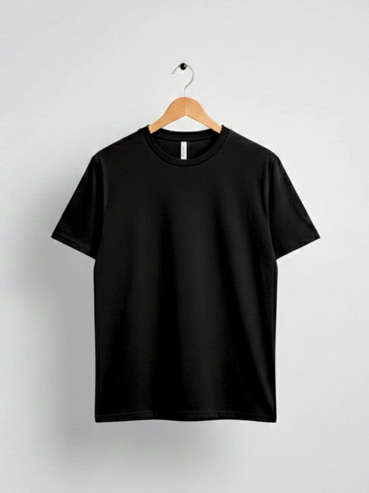 Black Crew Neck T Shirt