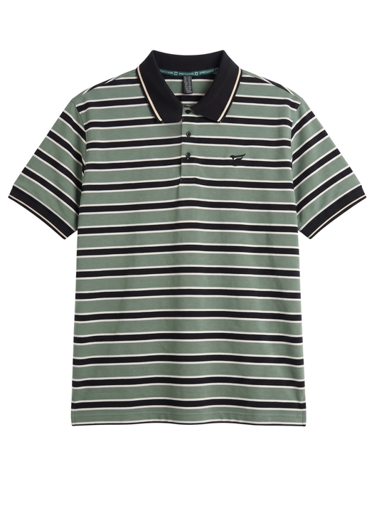 Short sleeve olive/black polo