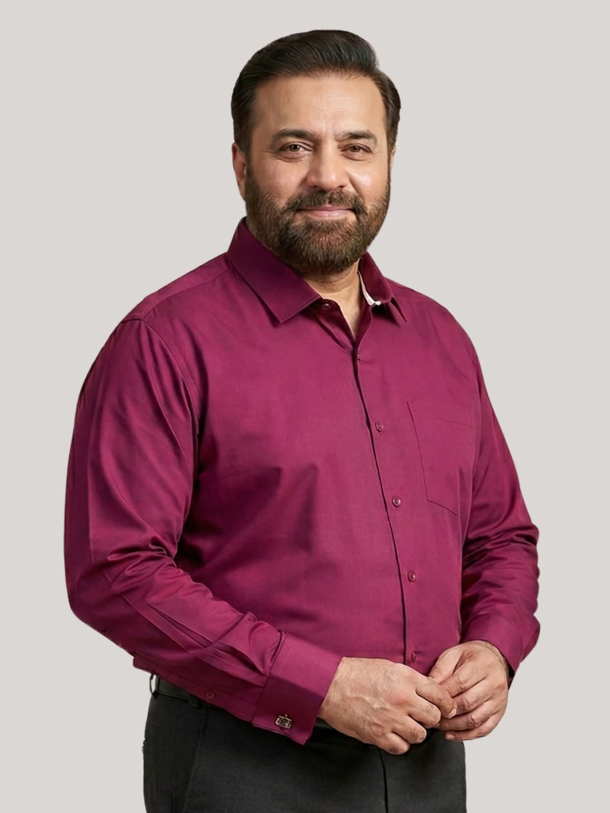 Dark Maroon Dress Shirt